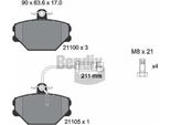 Bendix Braking BPD1750 Set Di Pastiglie Freno, Freno A Disco Oe 5888781 Compatibile Con Tempra, Tipo, Dedra
