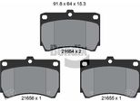 Bendix Braking BPD1826 Set Di Pastiglie Freno, Freno A Disco Oe 0K30A3328Z Compatibile Con Rio, Demio