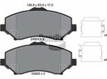 Bendix Braking BPD1473 Set Di Pastiglie Freno, Freno A Disco Oe 7B0698151A Compatibile Con Cherokee, Wrangler, Routan