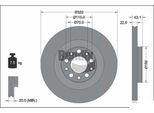 Bendix Braking BDS2291 Disco Freno Oe 50546509 Compatibile Con Giulia