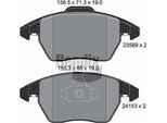 Bendix Braking BPD1255 Set Di Pastiglie Freno, Freno A Disco Oe 1611457880 Compatibile Con C4, C4, 207, 208, 3008, 307, 308, Rcz