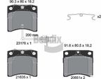 Bendix Braking BPD1937 Set Di Pastiglie Freno, Freno A Disco Oe 7D0698151C Compatibile Con California T4, Transporter Iv