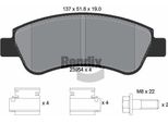 Bendix Braking BPD1002 Set Di Pastiglie Freno, Freno A Disco Oe 1610489680 Compatibile Con Berlingo, C-Elysee, C2, C3, C4, C4Er, DS3, Xsara, Corsa F, Crossland X, 2008, 206, 207, 208, 301, 307, Partner