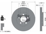Bendix Braking BDS1002HC Disco Freno Oe 1J0615301D Compatibile Con A1 8X, A2, A3 8L, Cordoba, Ibiza, Leon, Toledo, Fabia, Octavia, Rapid, Roomster, Bora, Fox, Golf Iv, Polo 9N, Polo 6R