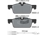 Bendix Braking BPD1125 Set Di Pastiglie Freno, Freno A Disco Oe 1610100580 Compatibile Con 508