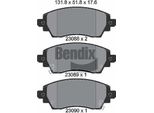 Bendix Braking BPD1916 Set Di Pastiglie Freno, Freno A Disco Oe 0446502030 Compatibile Con Corolla