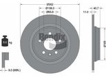 Bendix Braking BDS1222 Disco Freno Oe 30769059 Compatibile Con S60, S80, V60, V70, XC70
