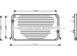 Ava TO5224 Condensatore, Climatizzatore Oe 8846006020 Compatibile Con Camry