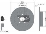 Bendix Braking BDS2271 Disco Freno Oe 42431K0010 Compatibile Con Yaris