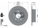 Bendix Braking BDS1419 Disco Freno Oe 1684230212 Compatibile Con Classe A, Vaneo