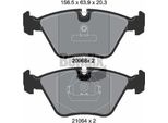 Bendix Braking BPD1737 Set Di Pastiglie Freno, Freno A Disco Oe 1157039 Compatibile Con Serie 5 E34, Serie 7 E32