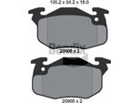Bendix Braking BPD1466 Set Di Pastiglie Freno, Freno A Disco Oe 425137 Compatibile Con Saxo, 106