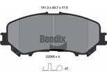 Bendix Braking BPD1083 Set Di Pastiglie Freno, Freno A Disco Oe D10604EA0A Compatibile Con Qashqai, X-Trail, Kadjar