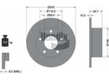 Bendix Braking BDS1068 Disco Freno Oe 4A0615301A Compatibile Con A6 4A, A6 4B, Superb, Passat 3B