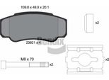 Bendix Braking BPD1340 Set Di Pastiglie Freno, Freno A Disco Oe 1617281780 Compatibile Con Jumper, Ducato, Boxer