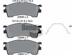 Bendix Braking BPD2055 Set Di Pastiglie Freno, Freno A Disco Oe 3401278 Compatibile Con MX-6, Premacy, Xedos 6