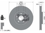 Bendix Braking BDS1186 Disco Freno Oe 402060003R Compatibile Con Clio, Espace, Scenic, Laguna, Latitude, Megane, Talisman