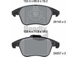 Bendix Braking BPD2475 Set Pastiglie Freno, Freno A Disco Oe 1636411180 Compatibile Con 2008