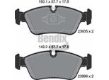Bendix Braking BPD1307 Set Di Pastiglie Freno, Freno A Disco Oe 2288849 Compatibile Con Serie 1 E87, Serie 3 E90