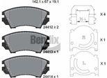 Bendix Braking BPD1180 Set Di Pastiglie Freno, Freno A Disco Oe 9006945 Compatibile Con Camaro, Malibu, Astra J, Cascada, Insignia, Zafira