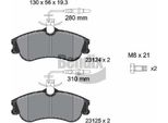 Bendix Braking BPD1147 Set Di Pastiglie Freno, Freno A Disco Oe 1611335080 Compatibile Con Berlingo, Xsara, 306, Partner