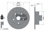 Bendix Braking BDS1354 Disco Freno Oe 8D0615601B Compatibile Con A4 8D