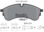 Bendix Braking BPD1623 Set Di Pastiglie Freno, Freno A Disco Oe 65508206001 Compatibile Con Crafter