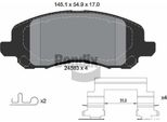 Bendix Braking BPD2174 Set Di Pastiglie Freno, Freno A Disco Oe 05191217AA Compatibile Con Chry. 200, Sebring, Compass, Patriot