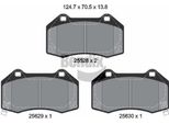 Bendix Braking BPD1641 Set Di Pastiglie Freno, Freno A Disco Oe 6000615056 Compatibile Con 124 Spider, MX-5