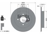 Bendix Braking BDS1482 Disco Freno Oe 42510TF0000 Compatibile Con Jazz