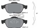 Bendix Braking BPD1247 Set Di Pastiglie Freno, Freno A Disco Oe 410607613R Compatibile Con Laguna, Scenic