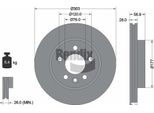 Bendix Braking BDS1641 Disco Freno Oe 2H0615301A Compatibile Con Amarok