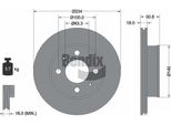 Bendix Braking BDS1869 Disco Freno Oe 5171202501 Compatibile Con Atos