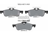 Bendix Braking BPD2220 Set Di Pastiglie Freno, Freno A Disco Oe 43022TV0E00 Compatibile Con Civic