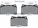 Bendix Braking BPD2036 Set Pastiglie Freno, Freno A Disco Oe 77366389 Compatibile Con Giulietta
