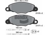 Bendix Braking BPD1929 Set Di Pastiglie Freno, Freno A Disco Oe 425145 Compatibile Con Xantia, Xm