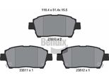 Bendix Braking BPD1423 Set Di Pastiglie Freno, Freno A Disco Oe 1037509300 Compatibile Con Celica, Corolla, Yaris