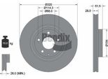 Bendix Braking BDS2204 Disco Freno Oe TK7833251B Compatibile Con 6, CX-5