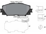 Bendix Braking BPD2151 Set Di Pastiglie Freno, Freno A Disco Oe SA35001 Compatibile Con Yaris