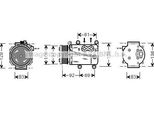 Ava FDAK171 Compressore Climatizzatore Oe 1367492 Compatibile Con Mondeo, Transit