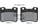 Bendix Braking BPD1506 Set Di Pastiglie Freno, Freno A Disco Oe 1617248980 Compatibile Con Ax, Saxo, 106