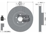 Bendix Braking BDS1777HC Disco Freno Oe 0004211412 Compatibile Con Classe C, Classe E, Slc, Slk