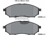 Bendix Braking BPD1215 Set Di Pastiglie Freno, Freno A Disco Oe 41060AR090 Compatibile Con Murano, NP300, Pathfinder, Qashqai, Koleos
