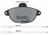 Bendix Braking BPD1934 Set Pastiglie Freno, Freno A Disco Oe 425133 Compatibile Con Xantia