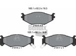 Bendix Braking BPD1847 Set Di Pastiglie Freno, Freno A Disco Oe 044237115 Compatibile Con Le Baron, Voyager