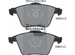 Bendix Braking BPD1616 Set Di Pastiglie Freno, Freno A Disco Oe 1605195 Compatibile Con Signum, Vectra