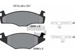 Bendix Braking BPD1323 Set Di Pastiglie Freno, Freno A Disco Oe 171698151F Compatibile Con Cordoba, Ibiza, Toledo, Golf Iii, Vento