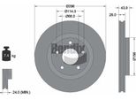 Bendix Braking BDS1028HC Disco Freno Oe 402061KC1A Compatibile Con Juke, Qashqai, Rogue, X-Trail