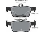 Bendix Braking BPD1373 Set Di Pastiglie Freno, Freno A Disco Oe 2018449 Compatibile Con Galaxy, Mondeo, S-Max