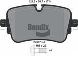 Bendix Braking BPD1562 Set Di Pastiglie Freno, Freno A Disco Oe 4KE698451A Compatibile Con A6 4A, A7 4K, A8 4H, A8 4N, E-Tron, Q7, Q8, Touareg